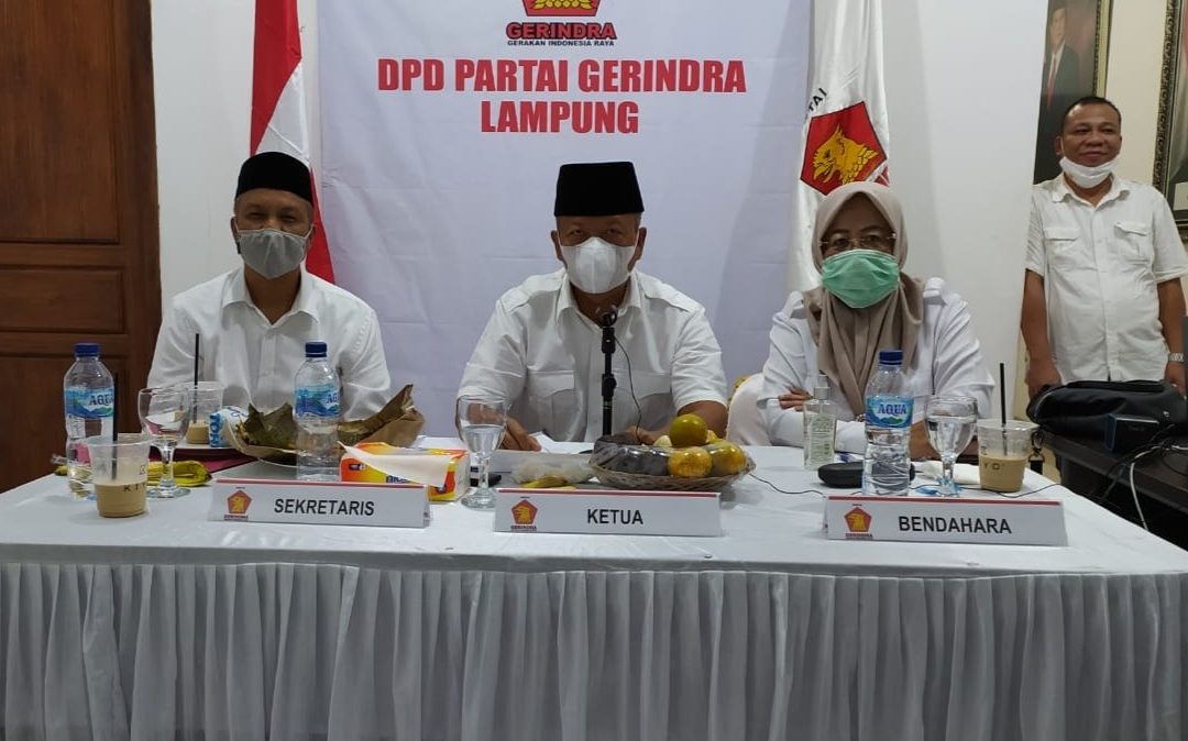 Suara Gerindra Lampung Bulat Dorong Prabowo Kembali Jabat Ketum Gerindra