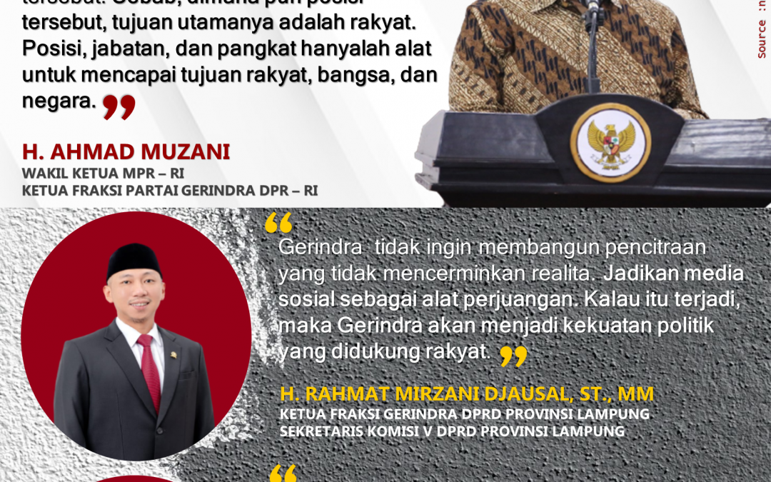 Fraksi Gerindra Lampung Siap Berikan Dukungan Dan Jalankan Perintah Partai