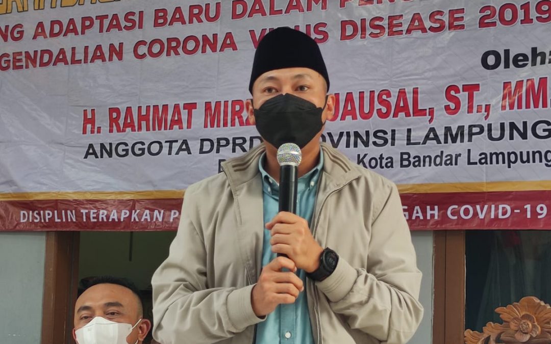 Ketua F-Gerindra DPRD Lampung: Percepat Vaksinasi, Pulihkan Ekonomi!