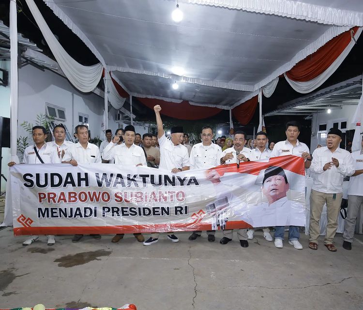 Gerindra Metro Lampung dan Petani-UMKM Deklarasi Prabowo Presiden 2024