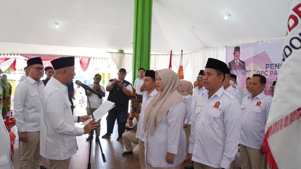 Gerindra Pringsewu Nyatakan Siap Wujudkan Cita-cita Prabowo Untuk Indonesia Adil dan Makmur